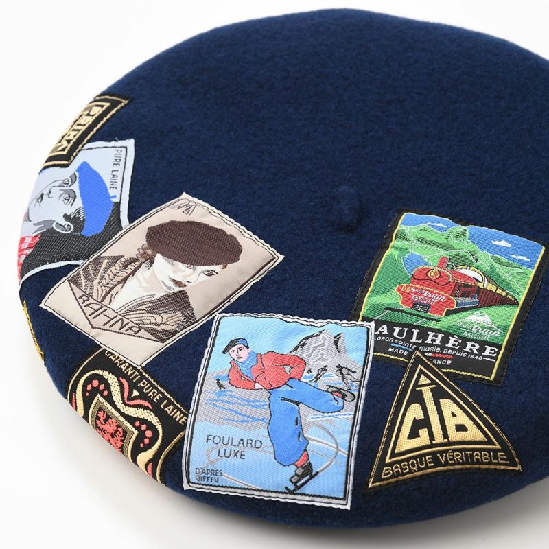 ロレールのベレー帽 ERIDAN WL（エリダン ウール）ブルー