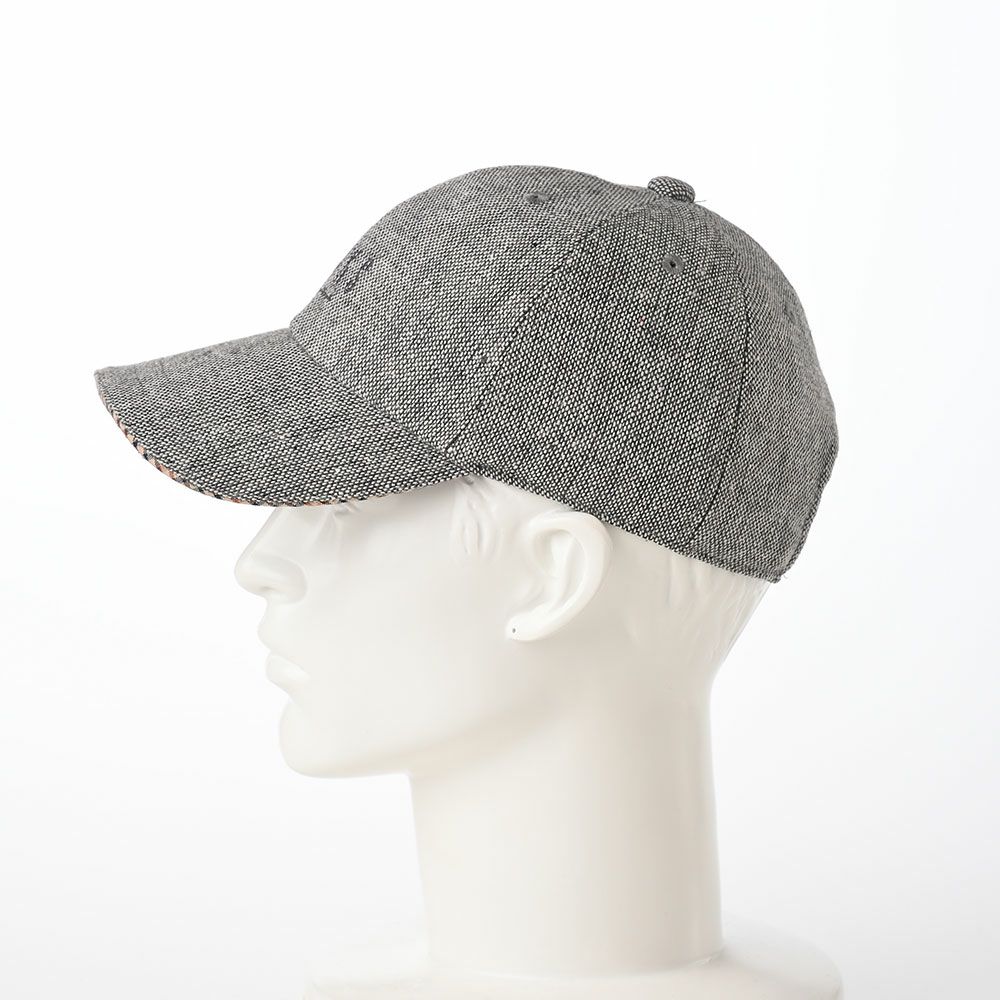 ツイードキャップ グレー 1刺繍 ダックス キャップ Cap Tweed（キャップ ツイード） D3870 グレー