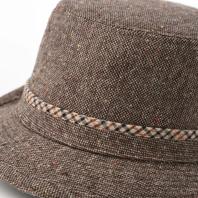 ダックスの布帛ソフトハット Alpen Tweed（アルペン ツイード） D3872 ベージュ