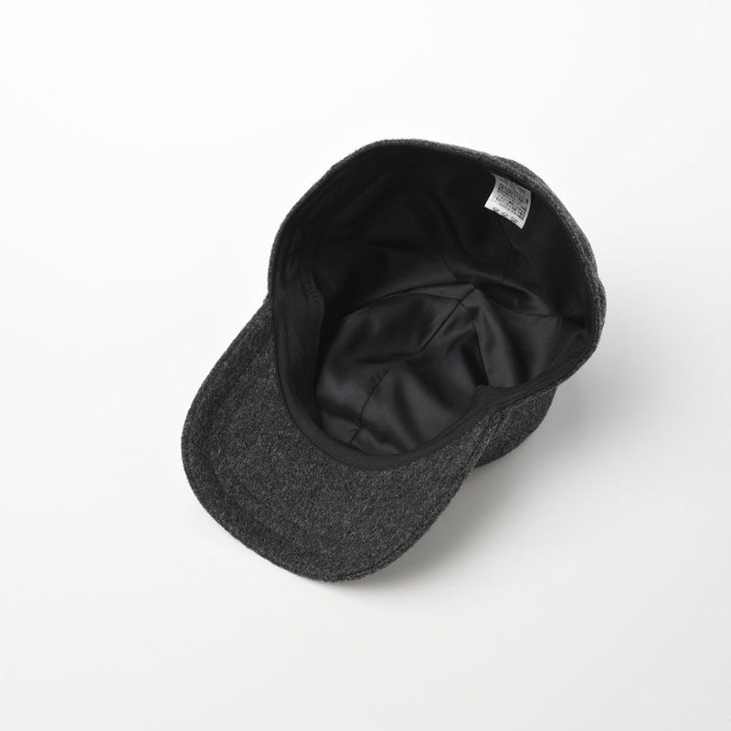 ダックスのキャップ Cap Cashmere Mix（キャップ カシミヤミックス） D3873 チャコール