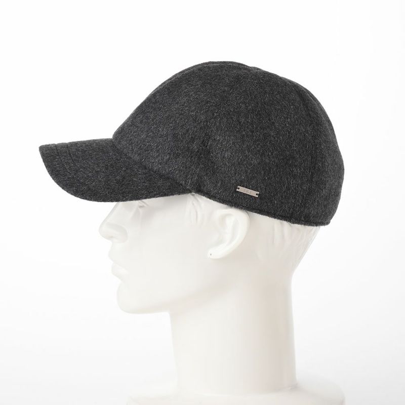 ダックスのキャップ Cap Cashmere Mix（キャップ カシミヤミックス） D3873 チャコール