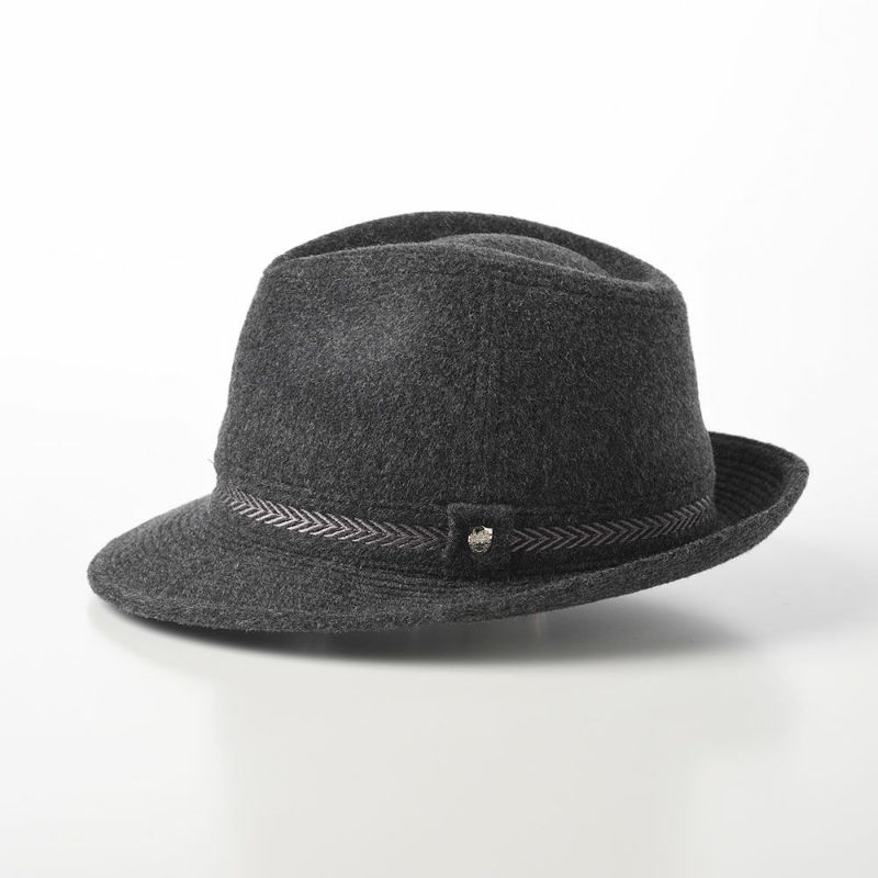 ダックスの布帛ソフトハット Hat Cashmere Mix（ハット カシミヤミックス） D3874 チャコール