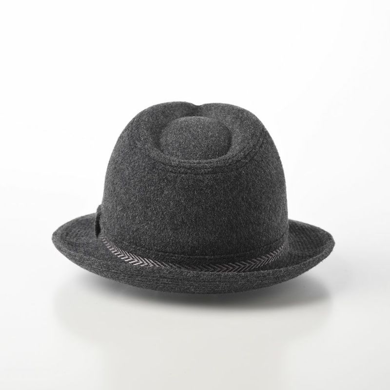 ダックスの布帛ソフトハット Hat Cashmere Mix（ハット カシミヤミックス） D3874 チャコール