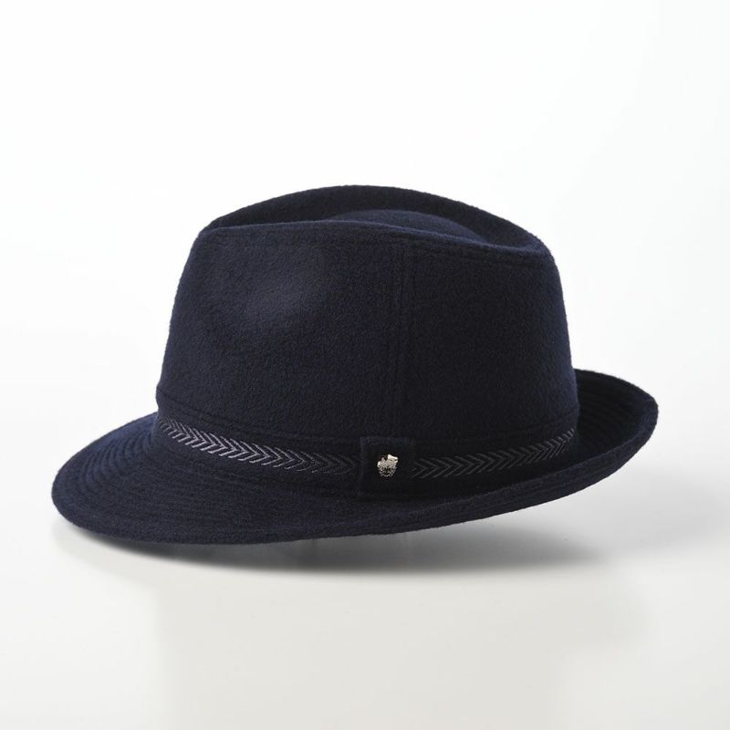 ダックスの布帛ソフトハット Hat Cashmere Mix（ハット カシミヤミックス） D3874 ネイビー