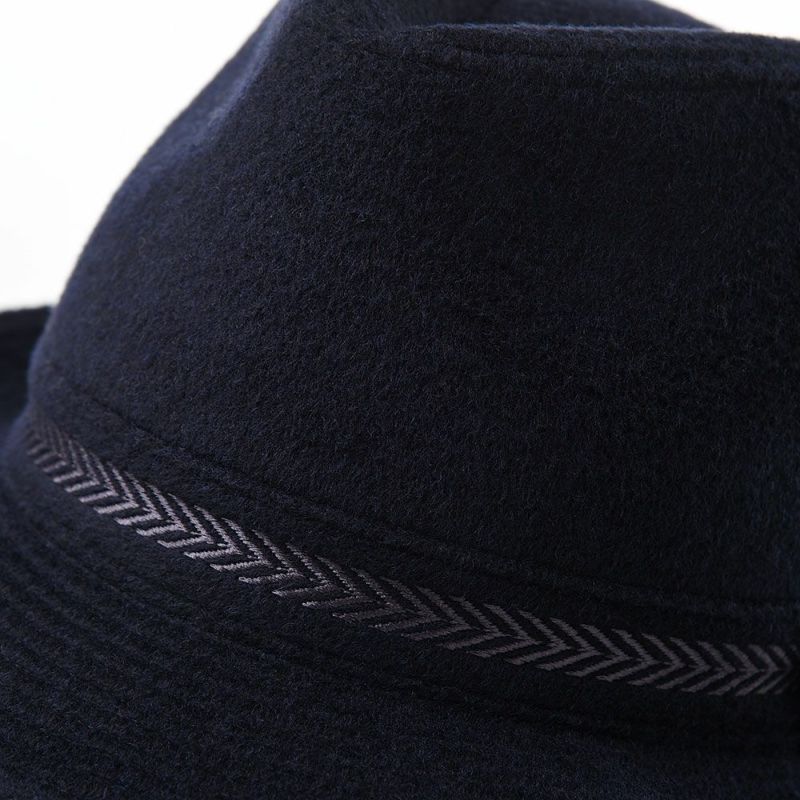 ダックスの布帛ソフトハット Hat Cashmere Mix（ハット カシミヤミックス） D3874 ネイビー