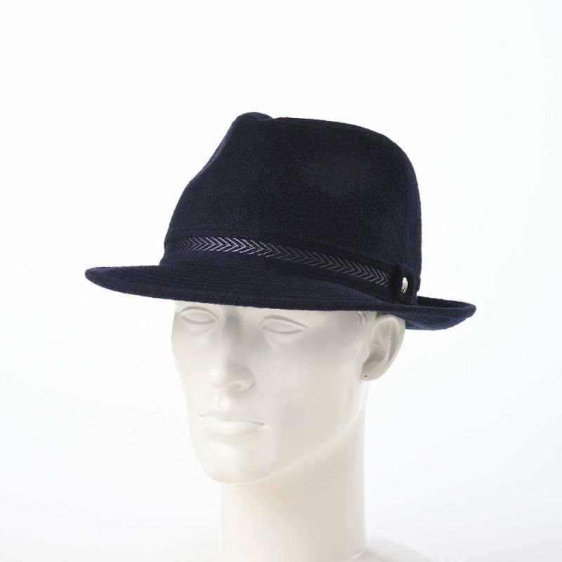 ダックスの布帛ソフトハット Hat Cashmere Mix（ハット カシミヤミックス） D3874 ネイビー