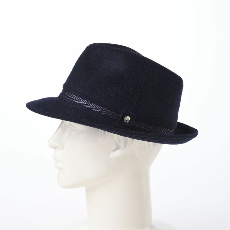 ダックスの布帛ソフトハット Hat Cashmere Mix（ハット カシミヤミックス） D3874 ネイビー