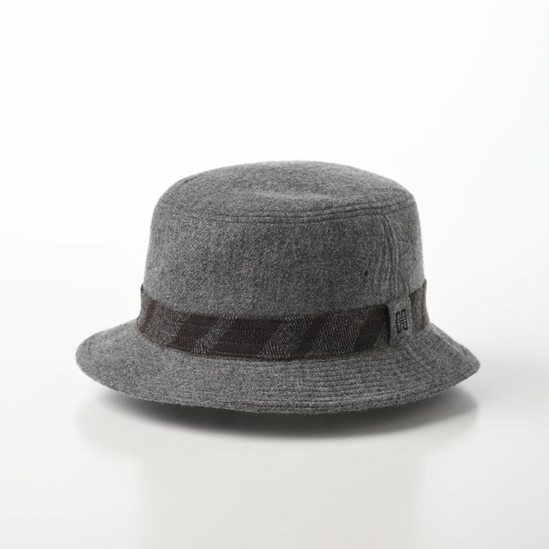 ダックスの布帛ソフトハット Alpen Wool Shadow Check（アルペン ウール シャドーチェック） D3876 グレー