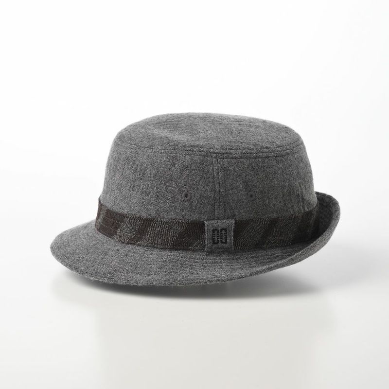 ダックスの布帛ソフトハット Alpen Wool Shadow Check（アルペン ウール シャドーチェック） D3876 グレー