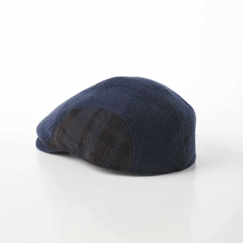 ダックスのハンチング Hunting Wool Shadow Check（ハンチング ウール シャドーチェック） D3877 ネイビー