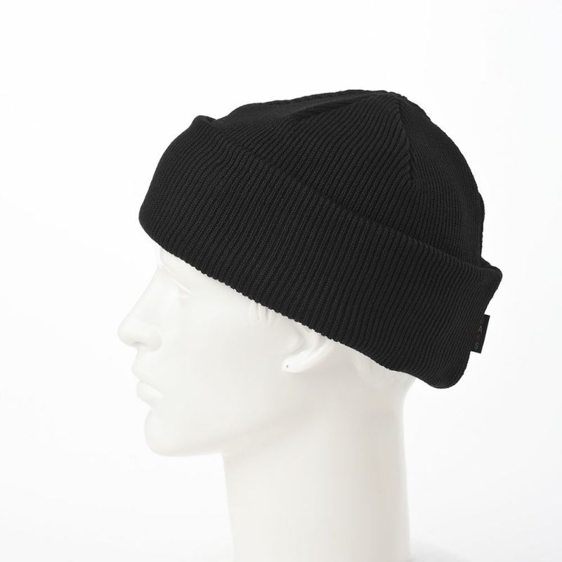 ダックスのニット帽 Knit Watch Dralon Cotton（ニットワッチ ドラロン コットン） D3888 ブラック