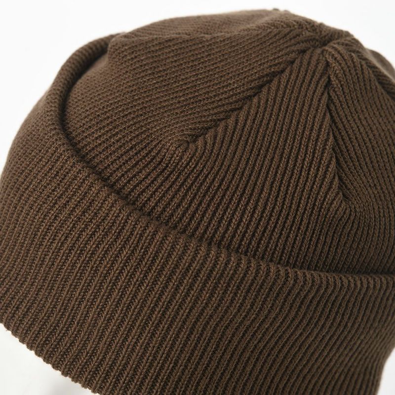 ダックスのニット帽 Knit Watch Dralon Cotton（ニットワッチ ドラロン コットン） D3888 ブラウン