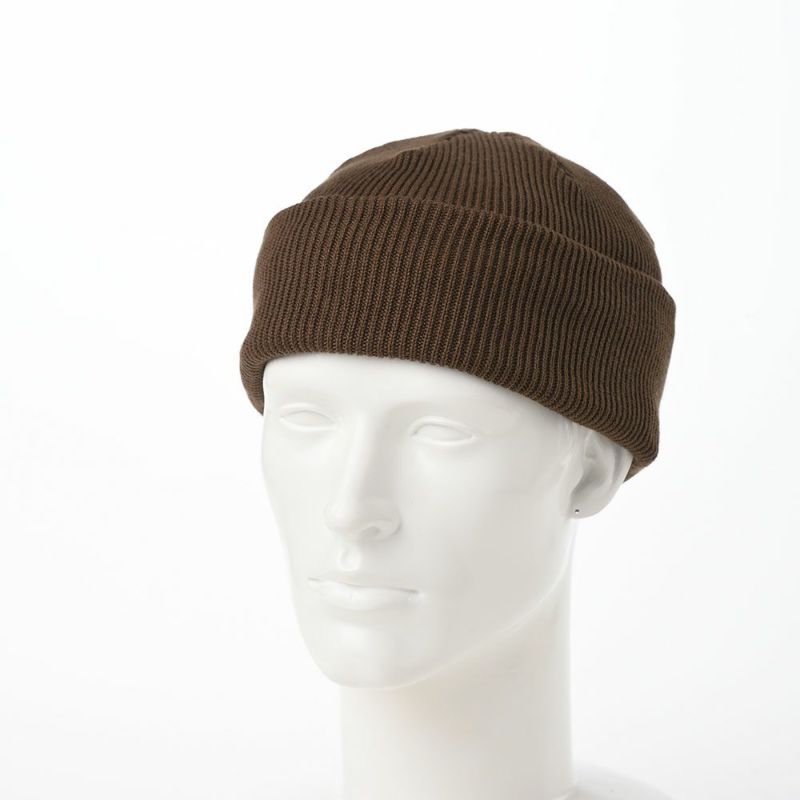 ダックスのニット帽 Knit Watch Dralon Cotton（ニットワッチ ドラロン コットン） D3888 ブラウン
