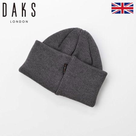 ダックスのニット帽 Knit Watch Dralon Cotton（ニットワッチ ドラロン コットン） D3888 チャコール