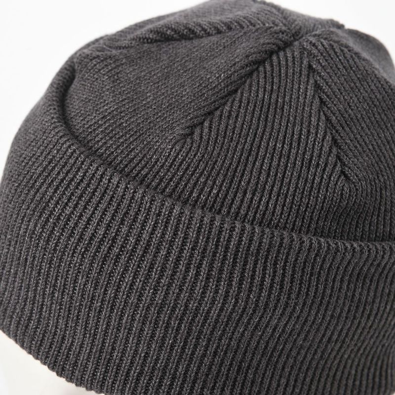 ダックスのニット帽 Knit Watch Dralon Cotton（ニットワッチ ドラロン コットン） D3888 チャコール