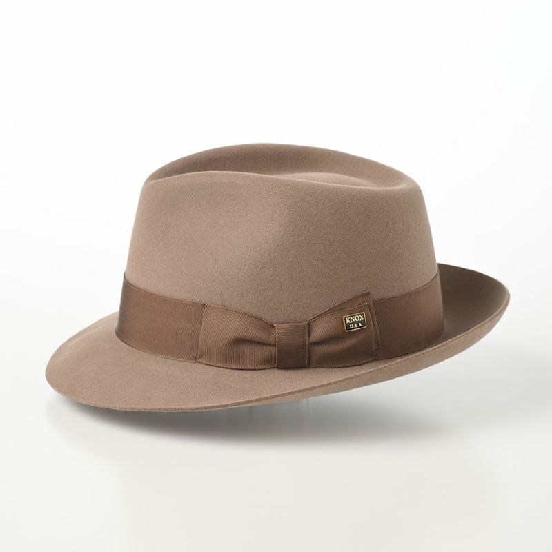 ノックスのフェルトハット Rabbit Fur Fedora Hat（ラビットファー フェドラハット）KMC ベージュ