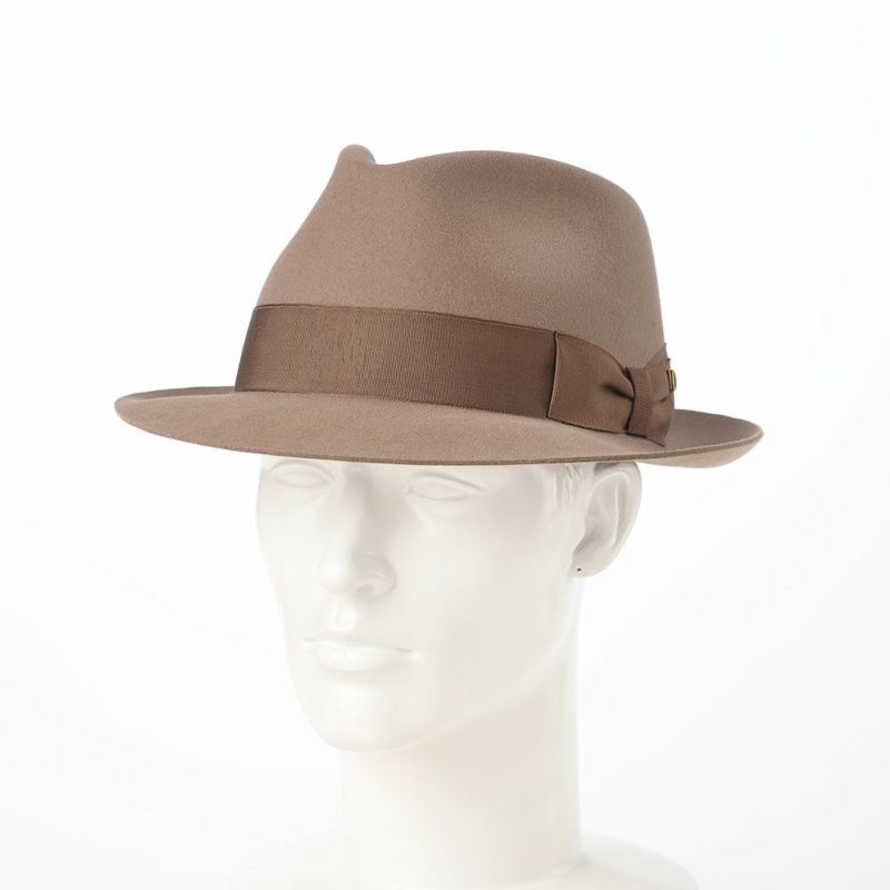 ノックスのフェルトハット Rabbit Fur Fedora Hat（ラビットファー フェドラハット）KMC ベージュ