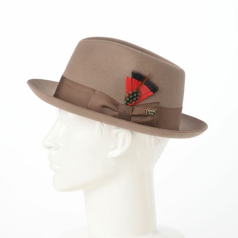 ノックスのフェルトハット Rabbit Fur Fedora Hat（ラビットファー フェドラハット）KMC ベージュ