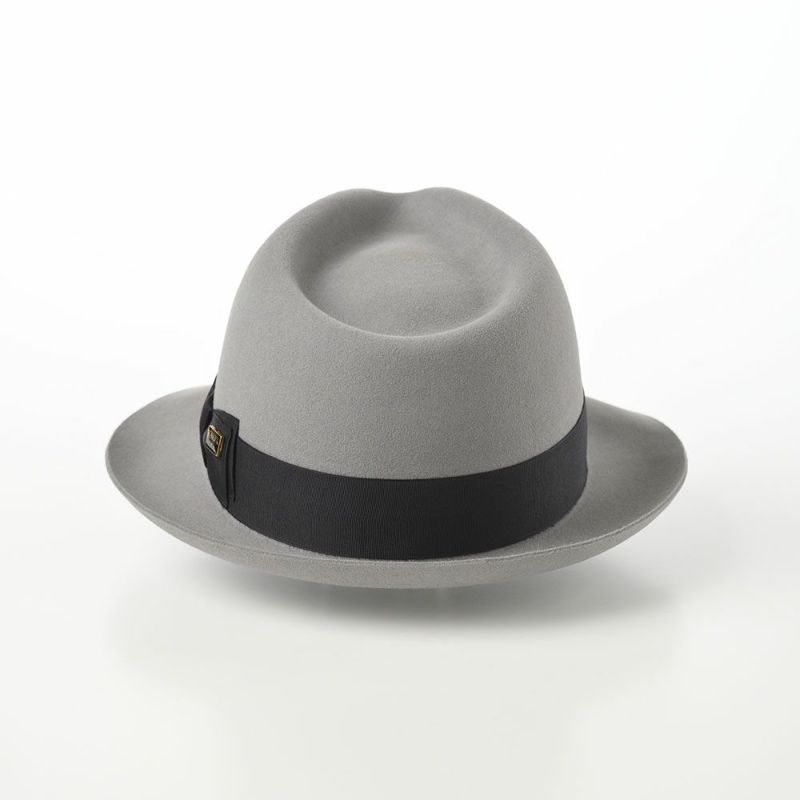 ノックスのフェルトハット Rabbit Fur Fedora Hat（ラビットファー フェドラハット）KMC ライトグレー