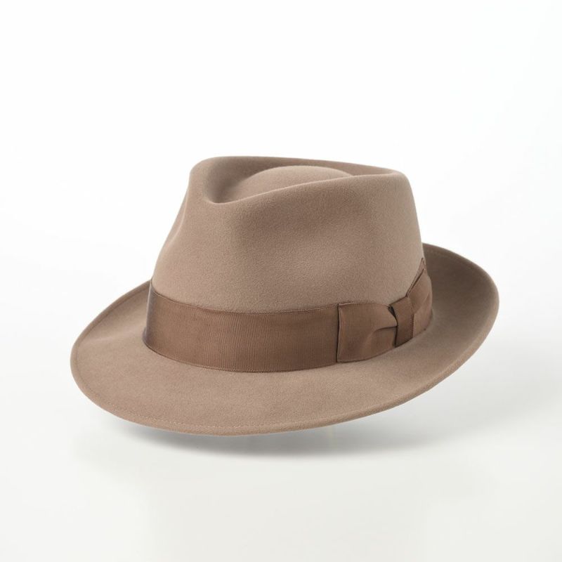 ノックスのフェルトハット Rabbit Fur Trilby Hat（ラビットファー トリルビーハット）KPK ベージュ