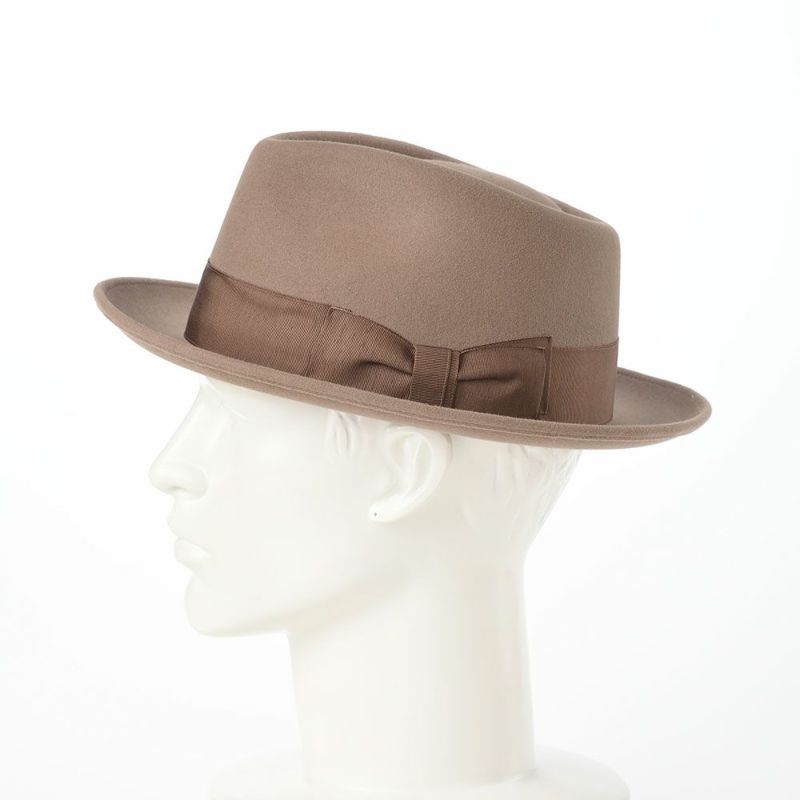 ノックスのフェルトハット Rabbit Fur Trilby Hat（ラビットファー トリルビーハット）KPK ベージュ