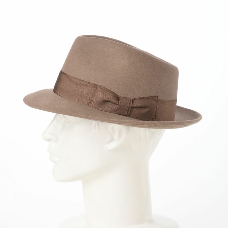 ノックスのフェルトハット Rabbit Fur Trilby Hat（ラビットファー トリルビーハット）KPK ベージュ