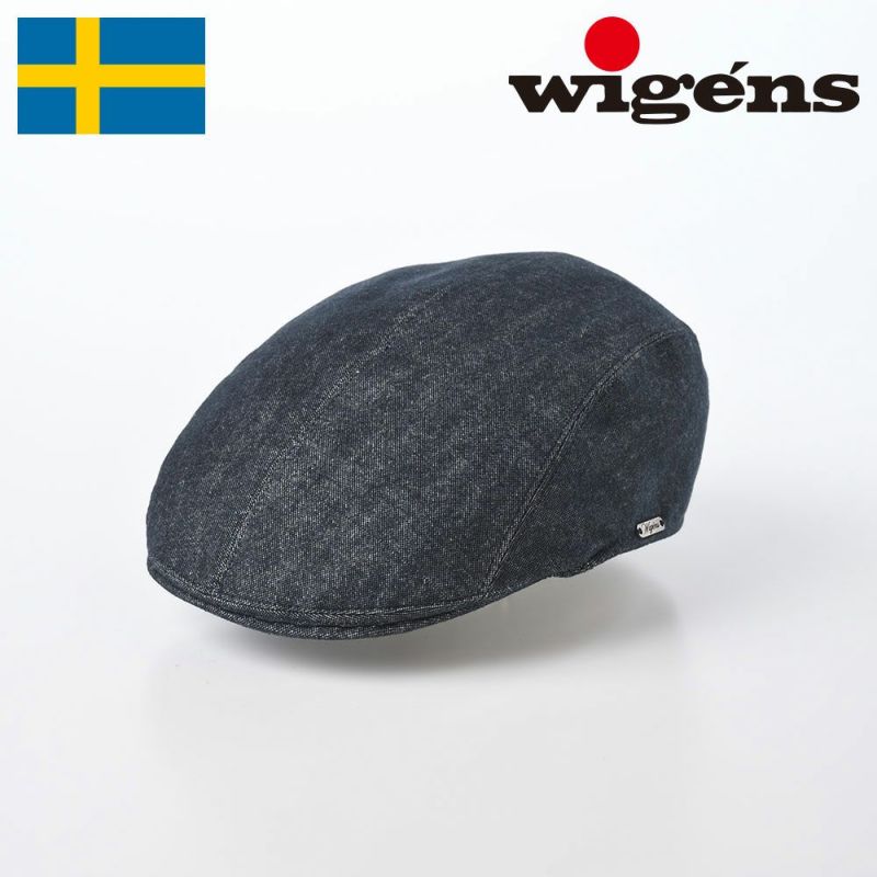 帽子 ハンチング Wigens（ヴィゲーンズ） Ivy Modern Cap（アイビー モダンキャップ）W101760 ネイビー