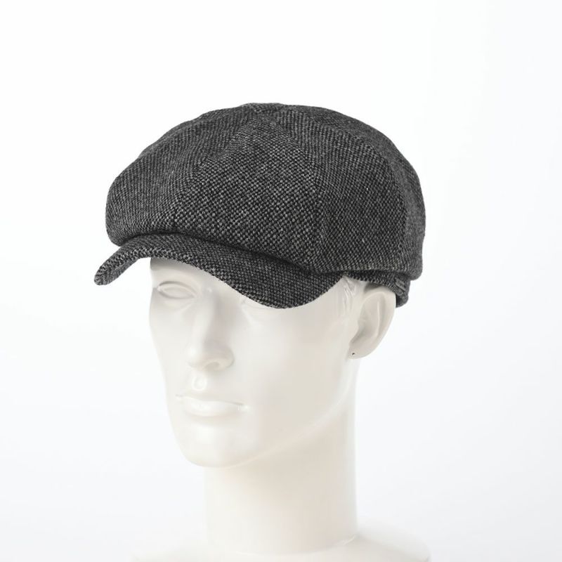 ヴィゲーンズのキャスケット Newsboy Classic Cap Donegal（ニュースボーイ クラシックキャップ ドネガル）W101723 ダークグレー