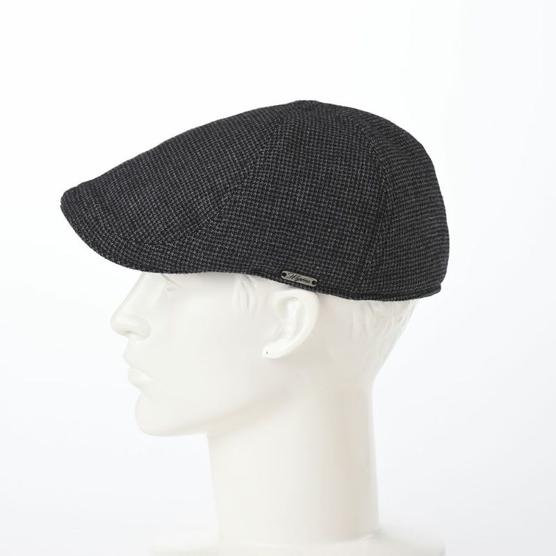 ヴィゲーンズのハンチング Pub Cap Rugged Tweed（パブキャップ ラギットツイード）W101795 ダークグレー