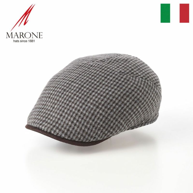 帽子 ハンチング MARONE（マローネ） Milano Cotton Brend（ミラノ コットン ブレンド） BT1085 グレー