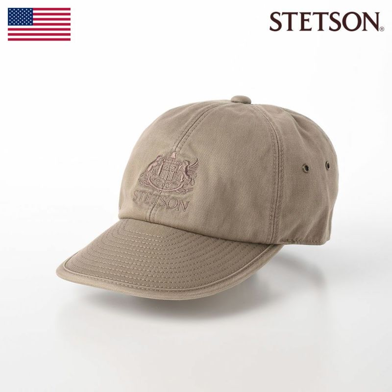 ステットソンのキャップ GRISTONE-W CAP（グリストーンキャップ）SE667 ベージュ