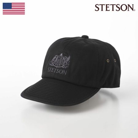 ステットソンのキャップ GRISTONE-W CAP（グリストーンキャップ）SE667 ブラック