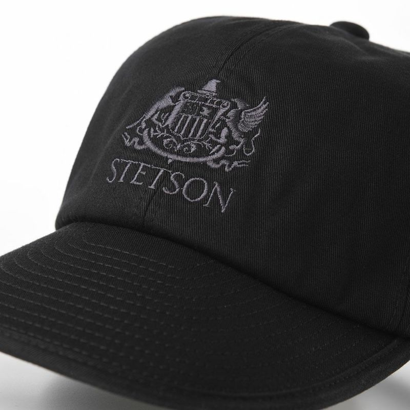 ステットソンのキャップ GRISTONE-W CAP（グリストーンキャップ）SE667 ブラック