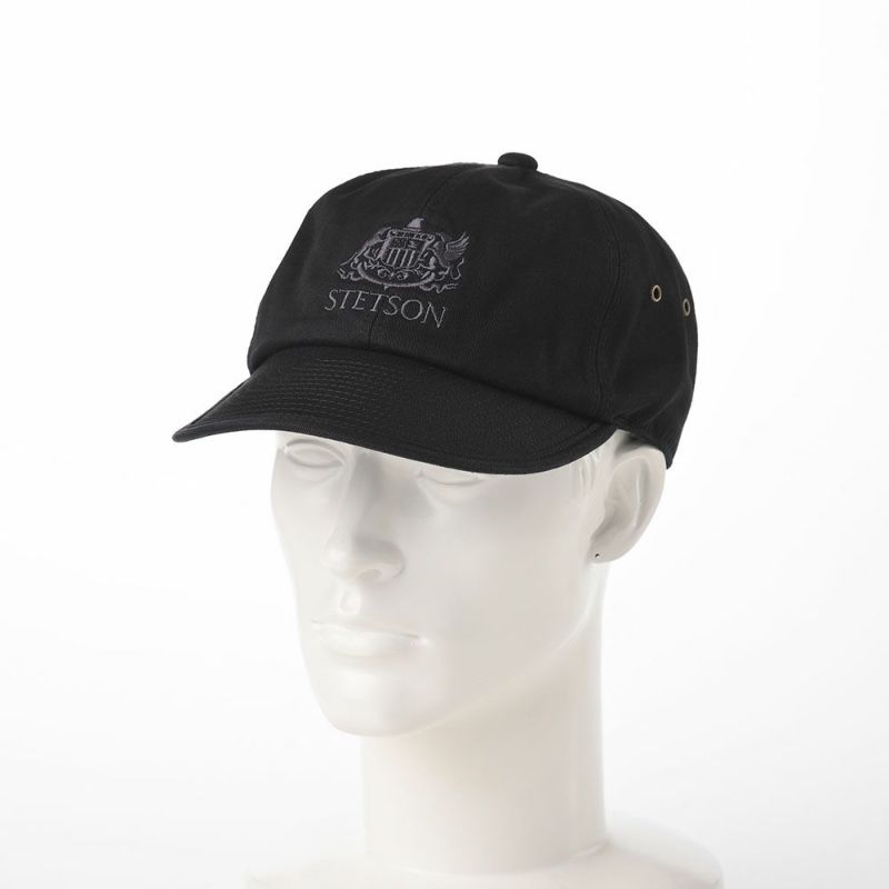 ステットソンのキャップ GRISTONE-W CAP（グリストーンキャップ）SE667 ブラック