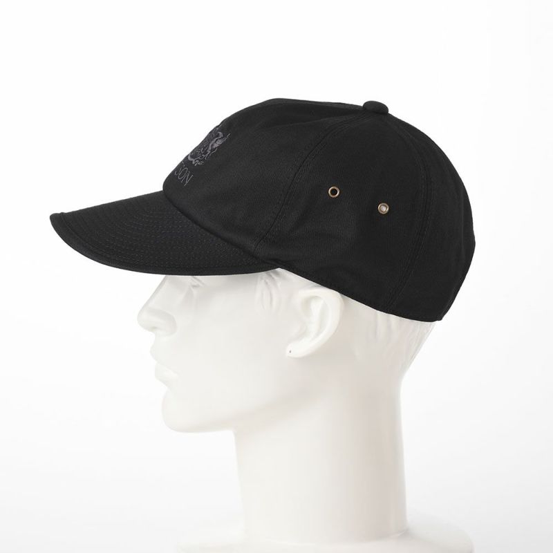 ステットソンのキャップ GRISTONE-W CAP（グリストーンキャップ）SE667 ブラック