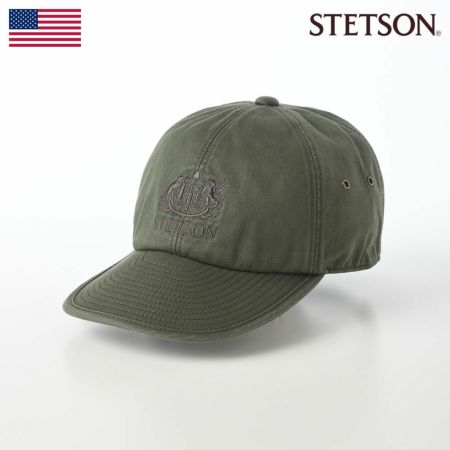 ステットソンのキャップ野球帽 GRISTONE-W CAP（グリストーンキャップ）SE667 カーキ