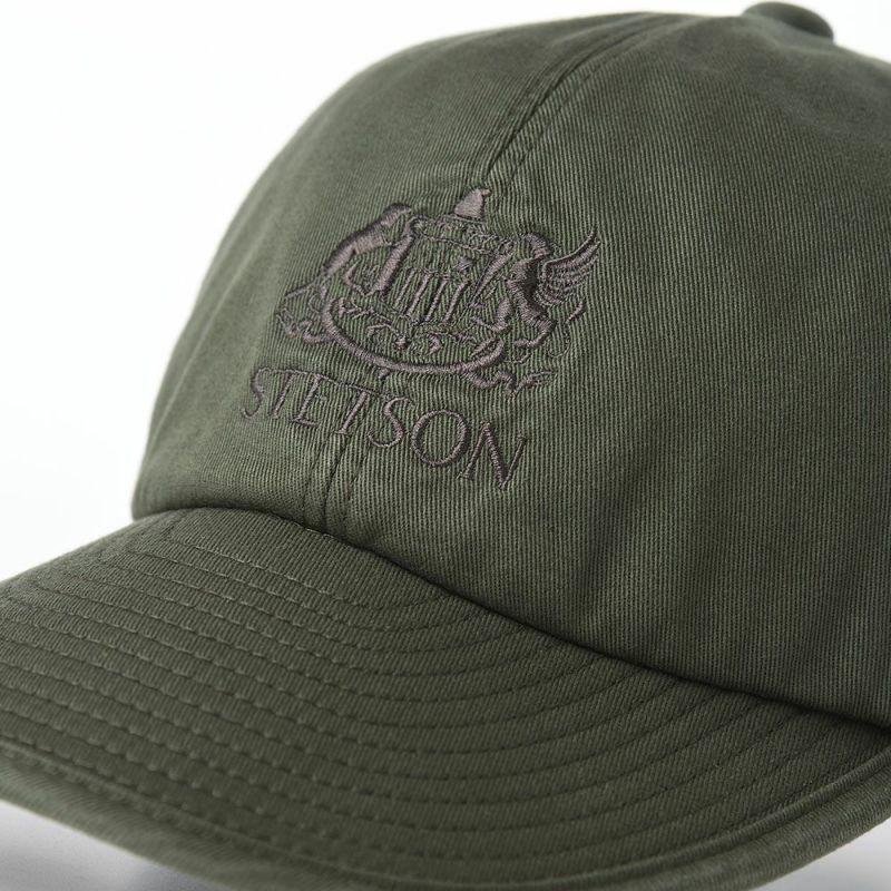 ステットソンのキャップ GRISTONE-W CAP（グリストーンキャップ）SE667 カーキ