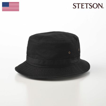ステットソンのサファリハット GRISTONE-W HAT（グリストーンハット）SE668 ブラック