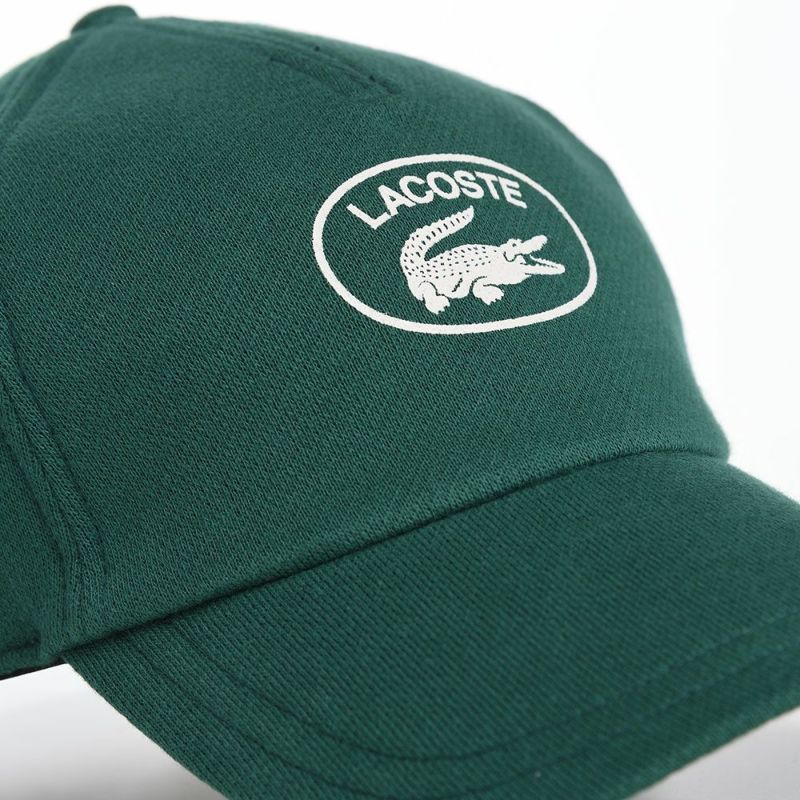 ラコステのキャップ OVAL LOGO JERSEY CAP（オーバルロゴジャージーキャップ） L7106 グリーン