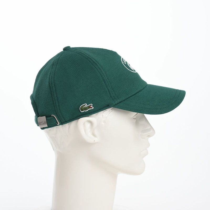 ラコステのキャップ OVAL LOGO JERSEY CAP（オーバルロゴジャージーキャップ） L7106 グリーン