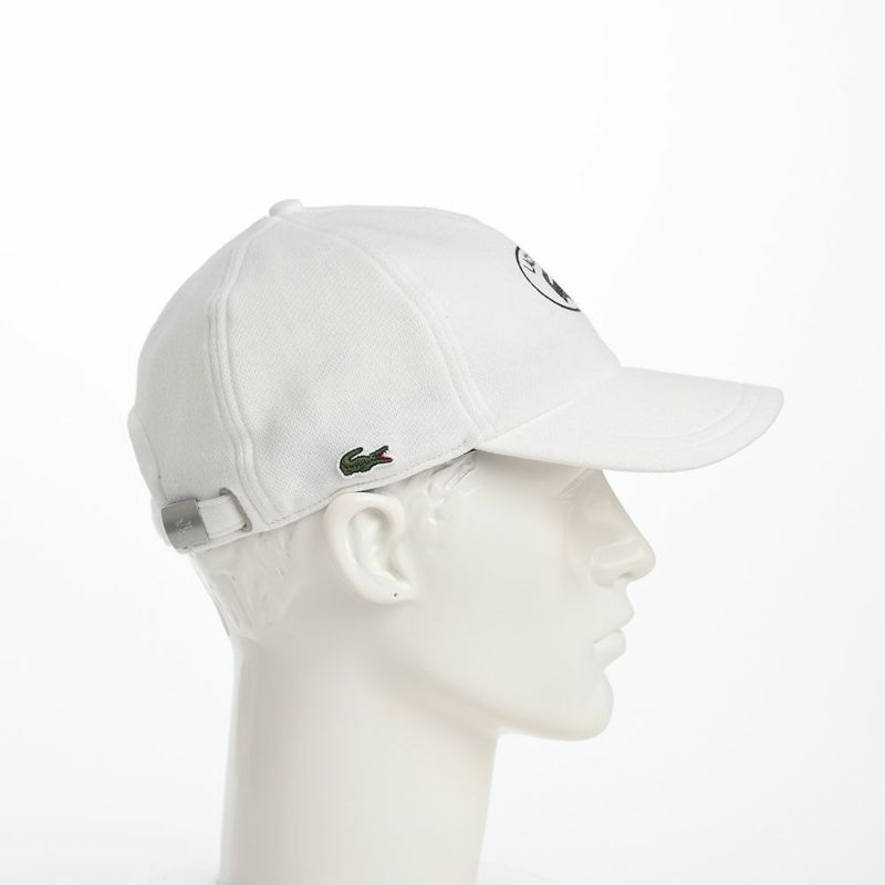 ラコステのキャップ OVAL LOGO JERSEY CAP（オーバルロゴジャージーキャップ） L7106 ホワイト