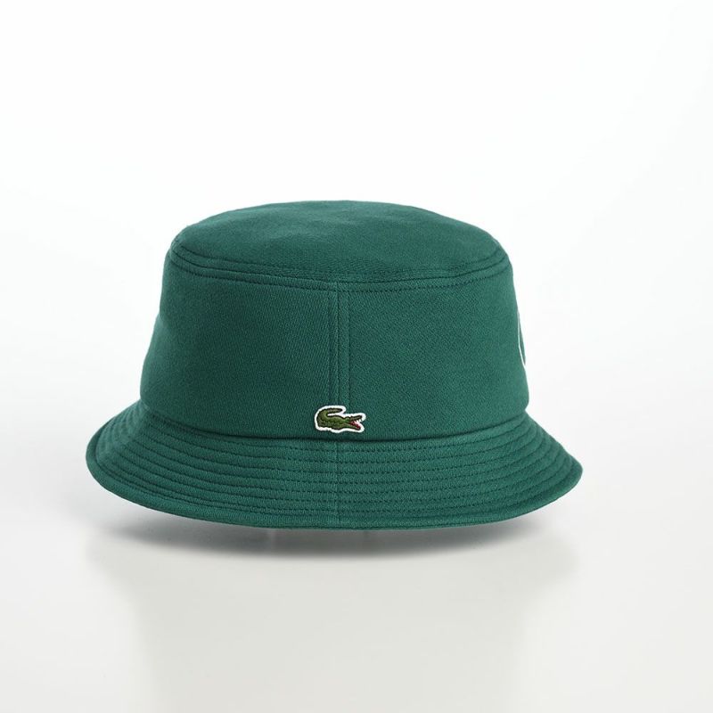 ラコステのバケットハット OVAL LOGO JERSEY BUCKET HAT（オーバルロゴジャージーバケットハット） L7107 グリーン