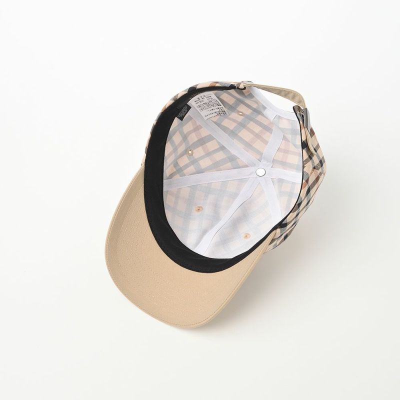 ダックスのキャップ Cap Cotton Tartan（キャップ コットン タータン） D3884 ベージュ