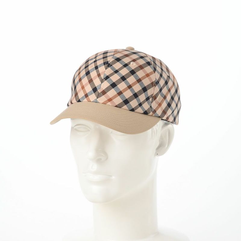 ダックスのキャップ Cap Cotton Tartan（キャップ コットン タータン） D3884 ベージュ