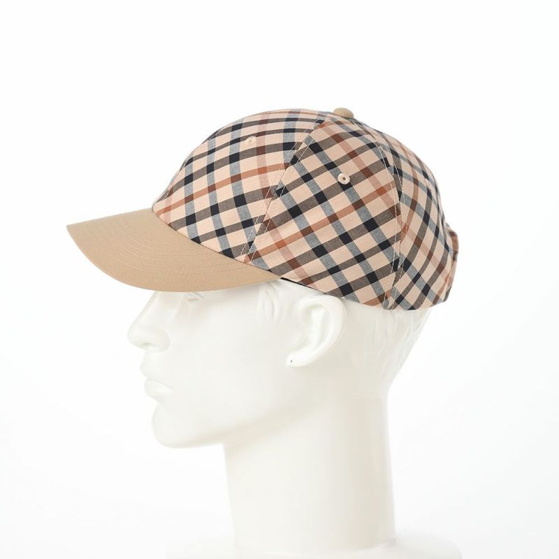 ダックスのキャップ Cap Cotton Tartan（キャップ コットン タータン） D3884 ベージュ