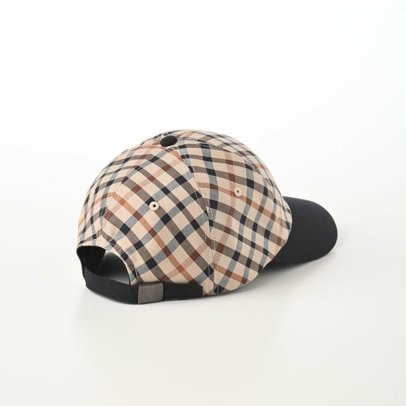 ダックスのキャップ Cap Cotton Tartan（キャップ コットン タータン） D3884 ブラック