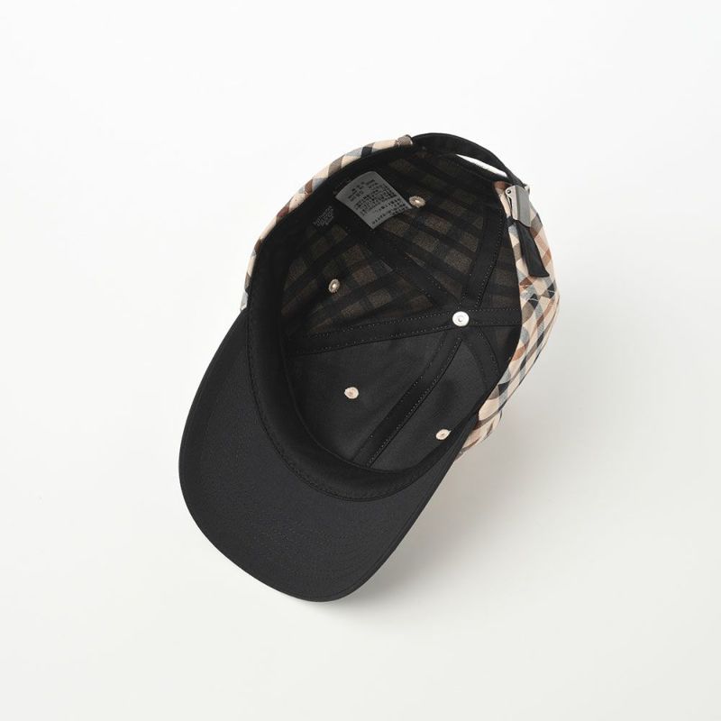 ダックスのキャップ Cap Cotton Tartan（キャップ コットン タータン） D3884 ブラック