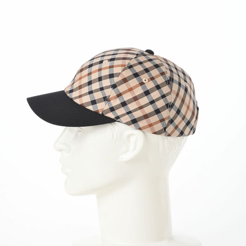 ダックスのキャップ Cap Cotton Tartan（キャップ コットン タータン） D3884 ブラック