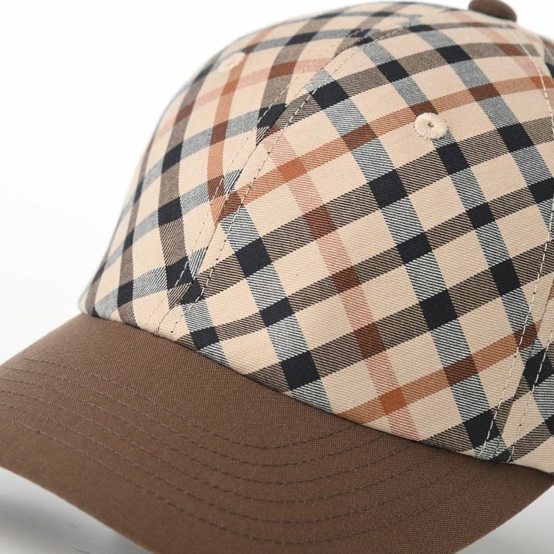 ダックスのキャップ Cap Cotton Tartan（キャップ コットン タータン） D3884 ブラウン