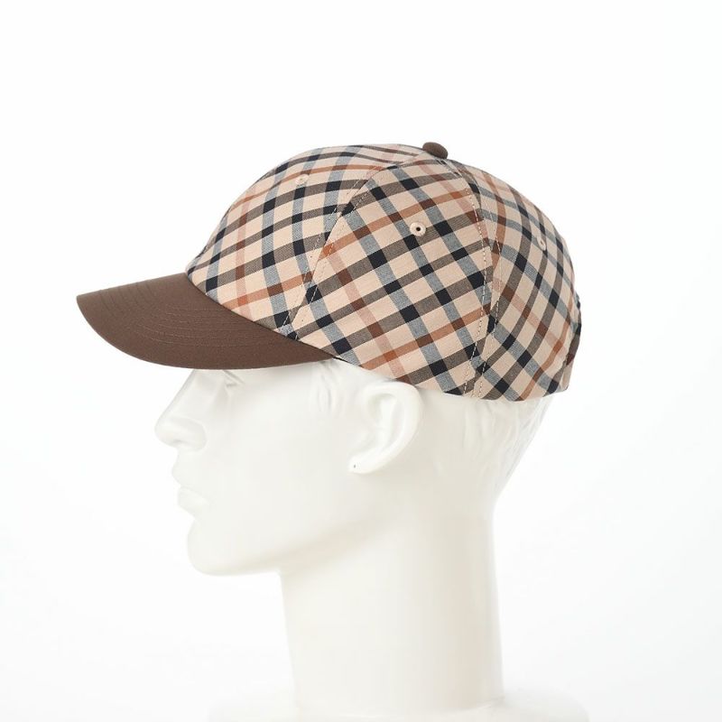 ダックスのキャップ Cap Cotton Tartan（キャップ コットン タータン） D3884 ブラウン